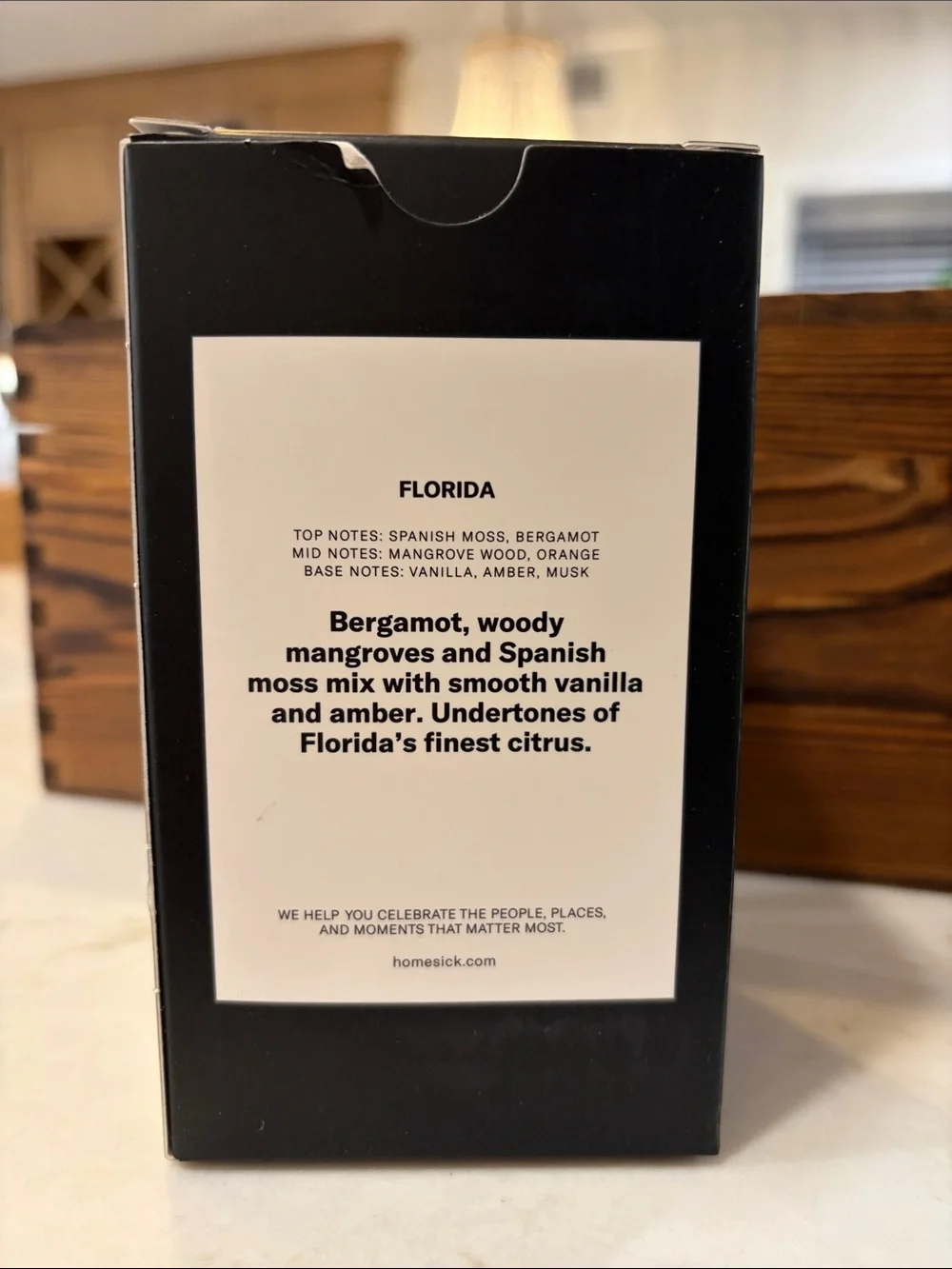 Homesick Florida Scented Candle - White